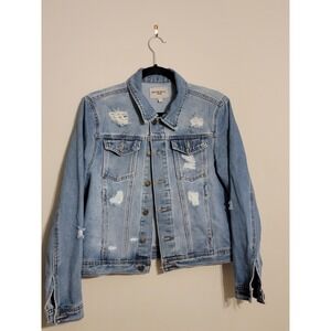 Satin Doll Denim Jean Jacket-‎ Size Medium -